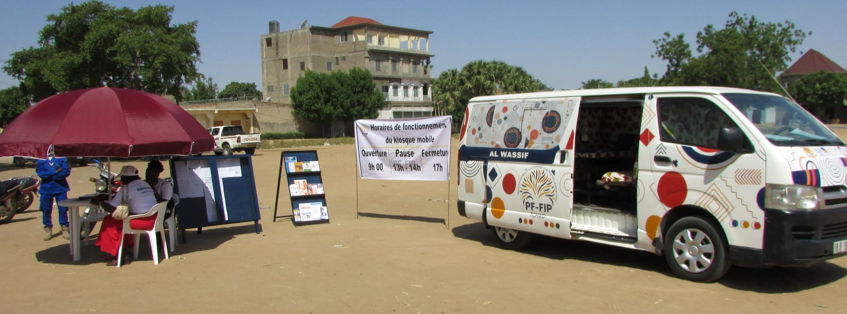 Inauguration du Kiosque Info Mobile à N’Djaména, Tchad.