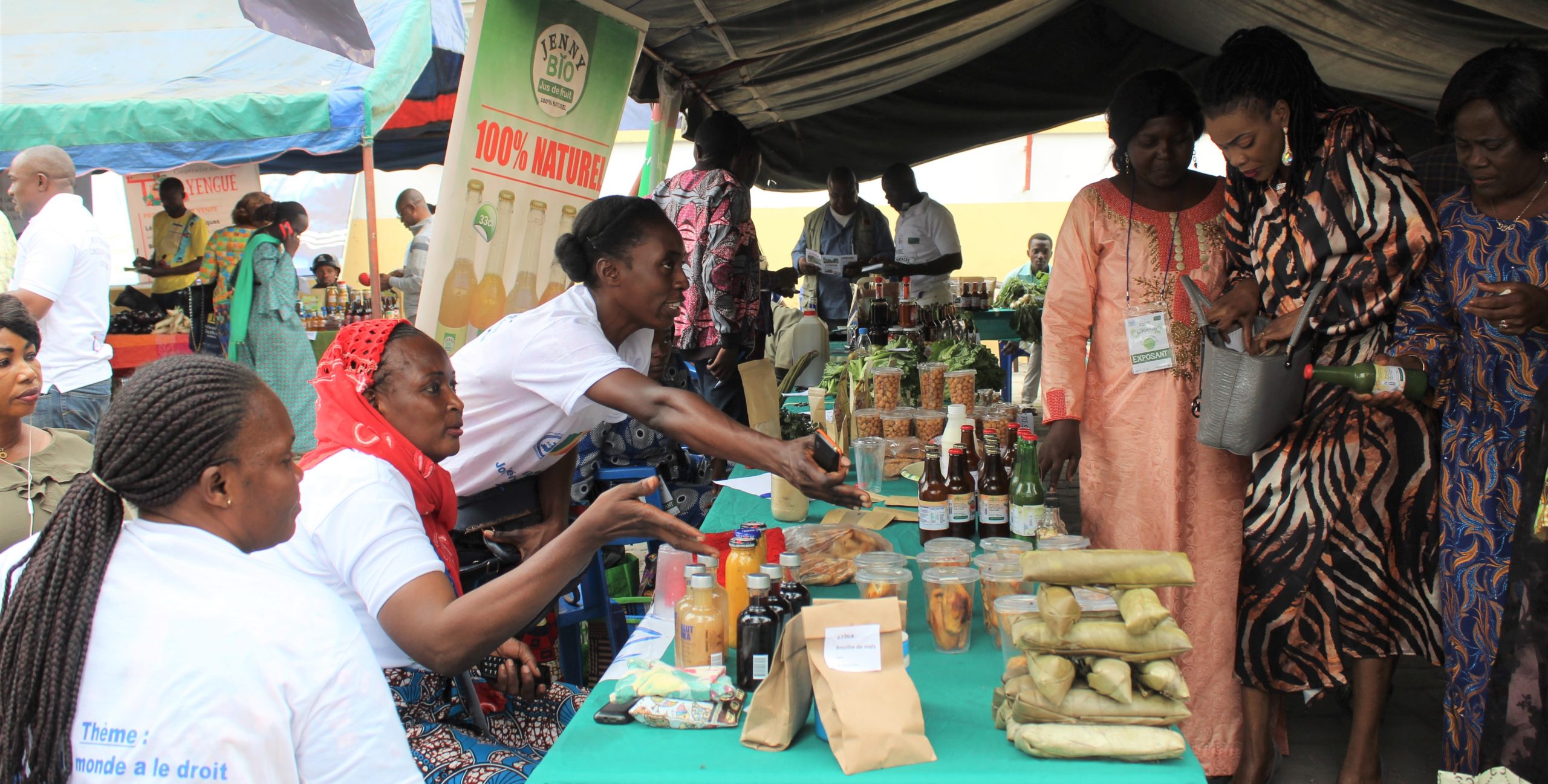 Promouvoir et valoriser l’agroécologie à la Foire Alimentaire au Congo.