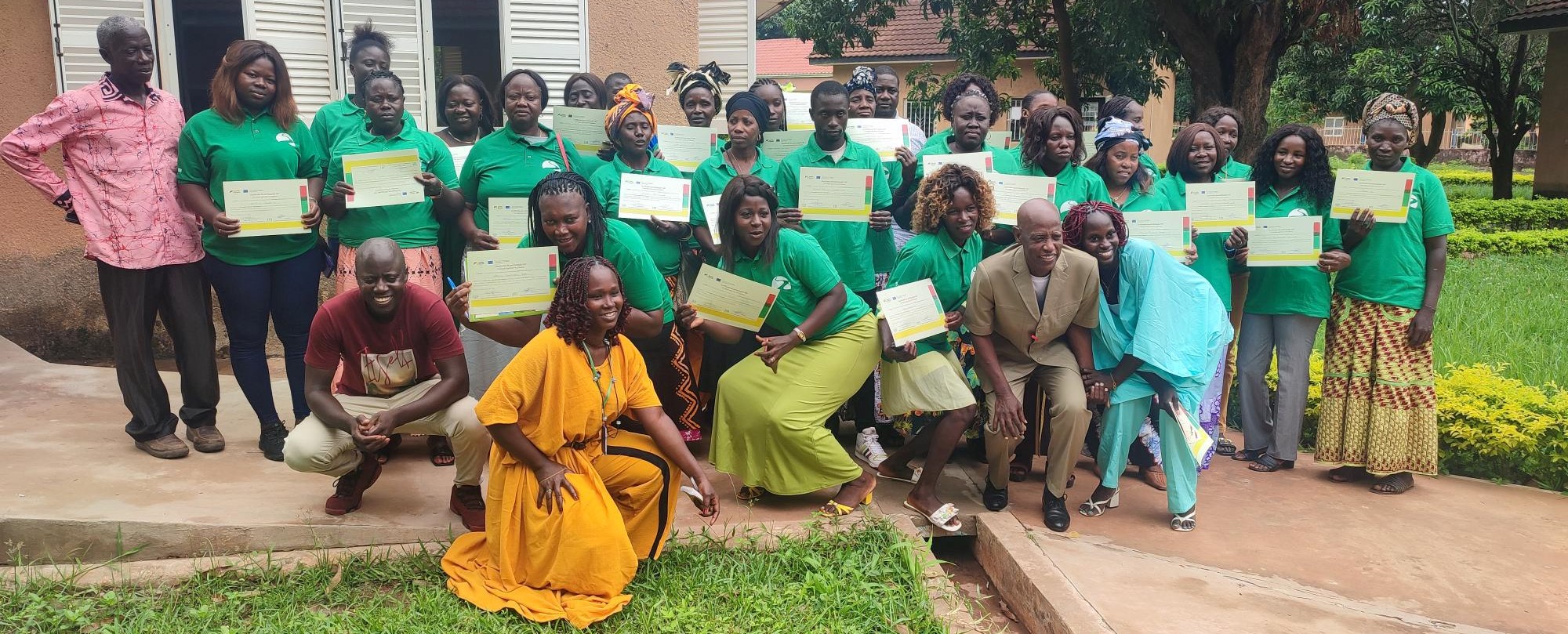 Remise des certificats aux maraîchères bissau-guinéennes !