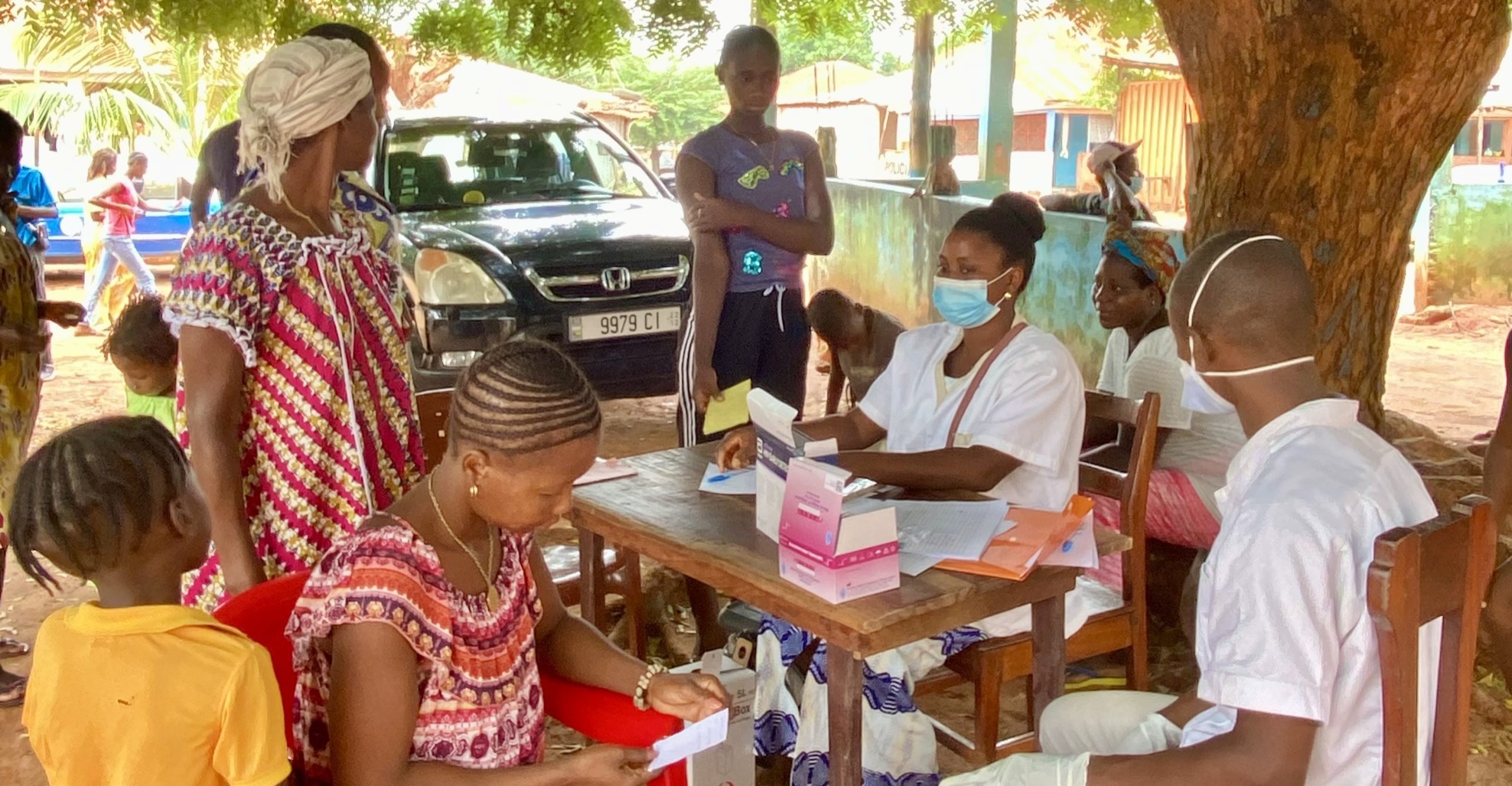 Les habitants de Bissau ont bénéficié de consultations médicales.