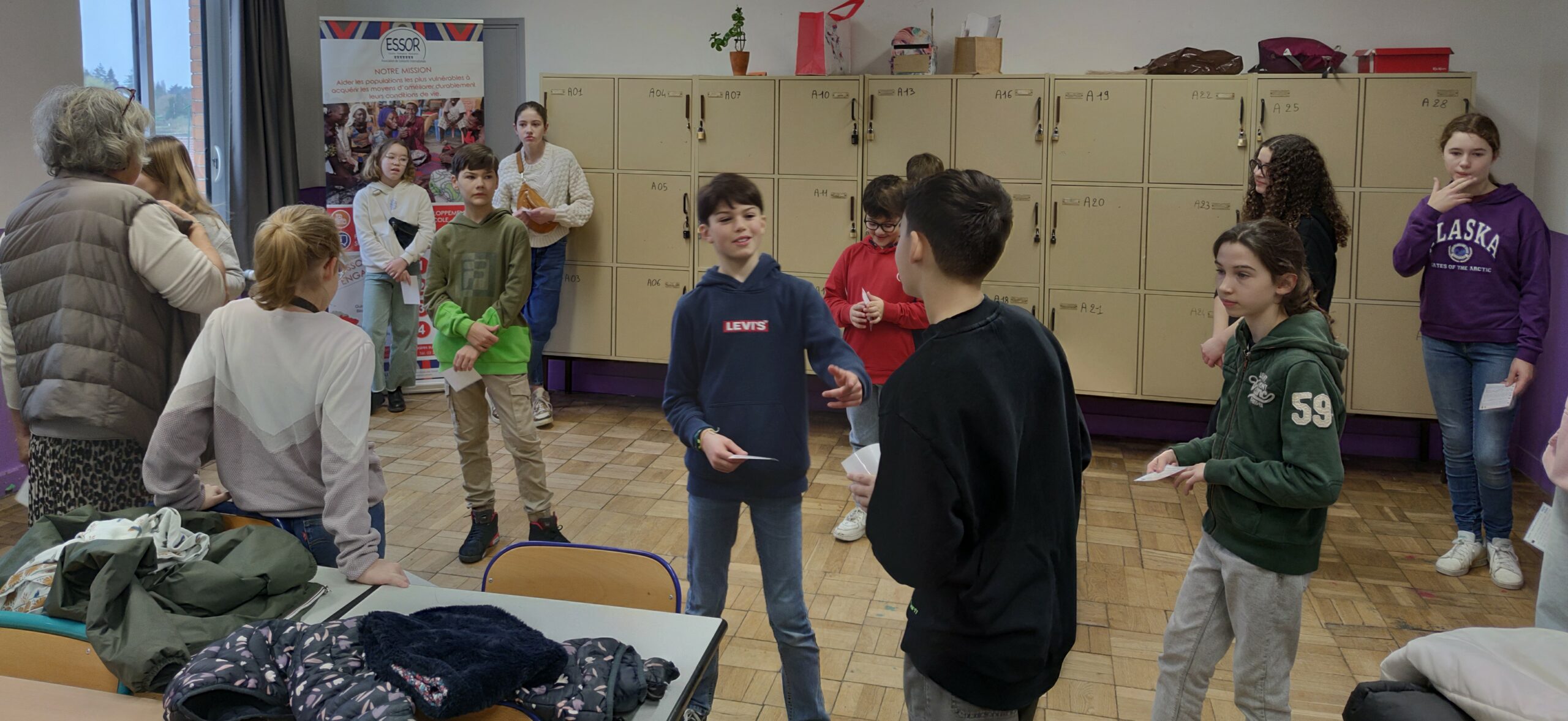 Nouvelles interventions avec les collégiens de la Croix Blanche.