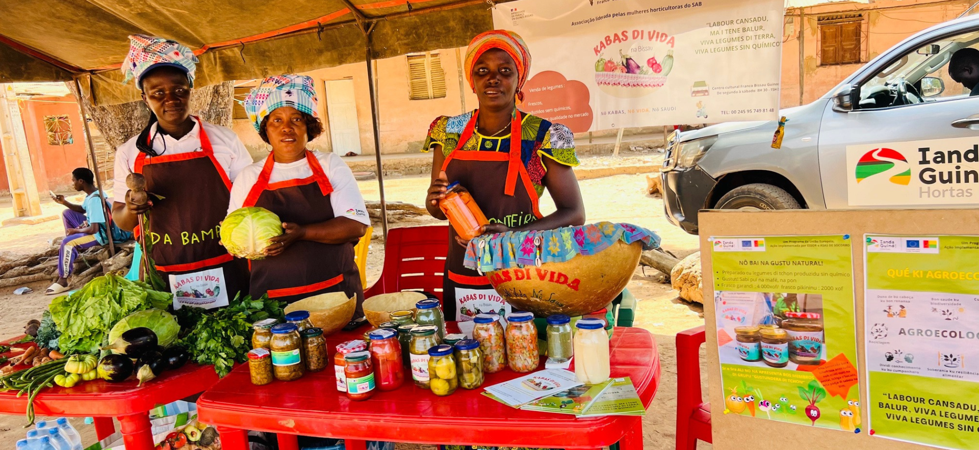 Promouvoir l’agroécologie et l’alimentation saine en Guinée-Bissau, partenariat avec le Centre Culturel franco-bissau-guinéen.