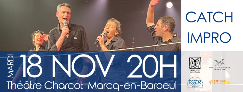 Le Catch Impro est de retour le 18 novembre à Marcq-en-Baroeul.